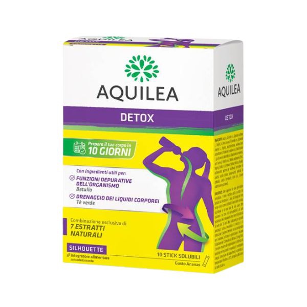 Aquilea Detox Integratore Drenante E Depurativo 10 Stick