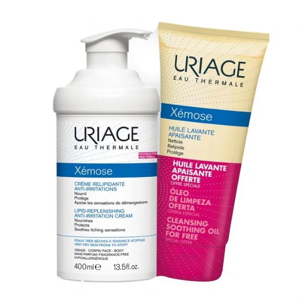 Uriage Xemose Crema Corpo Lenitiva 400 ml + Olio Lavante 200 ml
