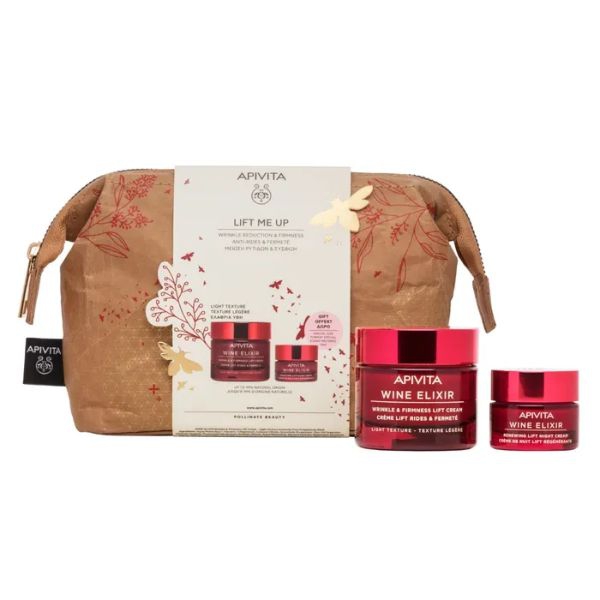 Apivita Pro Wine Elixir Set Crema Viso Anti-Rughe 50 ml + Crema Notte 15 ml
