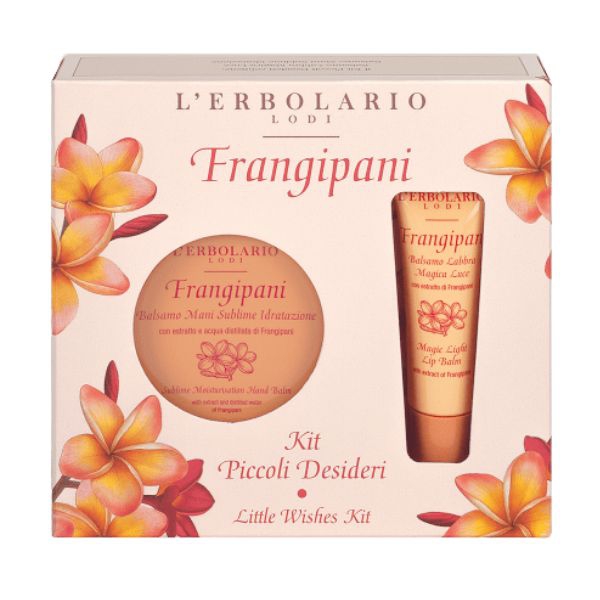 L Erbolario Cofanetto Frangipani Balsamo Labbra 10 ml   Balsamo Mani 40 ml