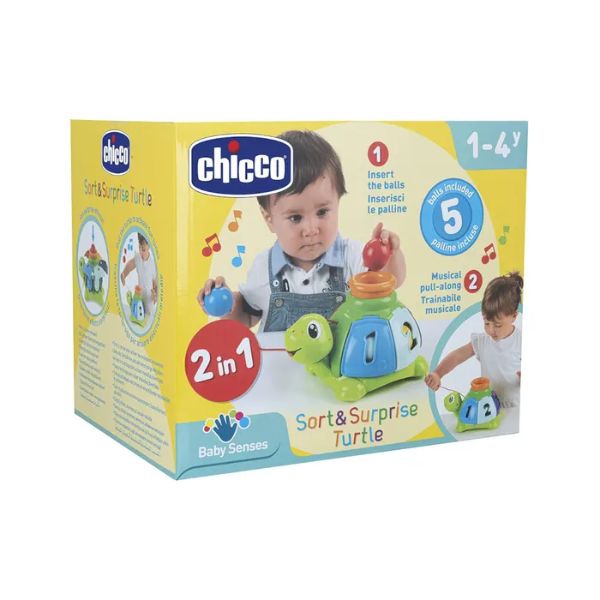 Chicco Gioco Tartaruga Incastra E Tira