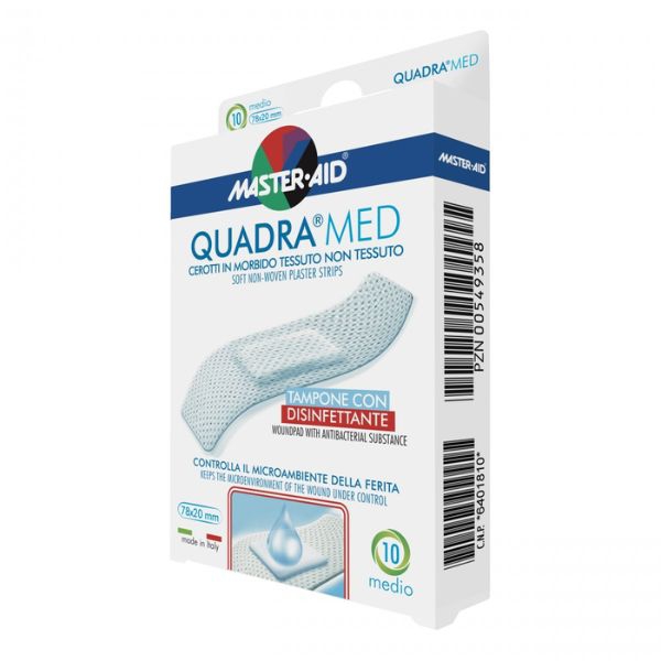 Cerotto Master-Aid Quadra Dermoattivo Medio 10 Pezzi