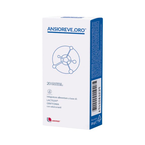 Ansioreve Oro Integratore Per L' Umore E Il Benessere Mentale 20 Compresse
