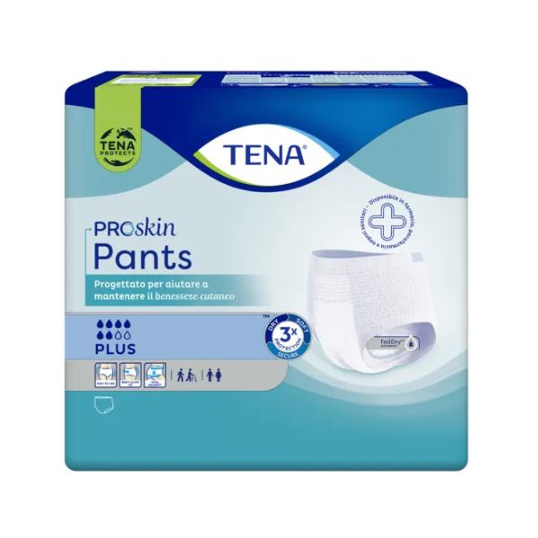 Tena Pants Plus Pannoloni Mutandine Assorbenti Taglia XL 12 Pezzi