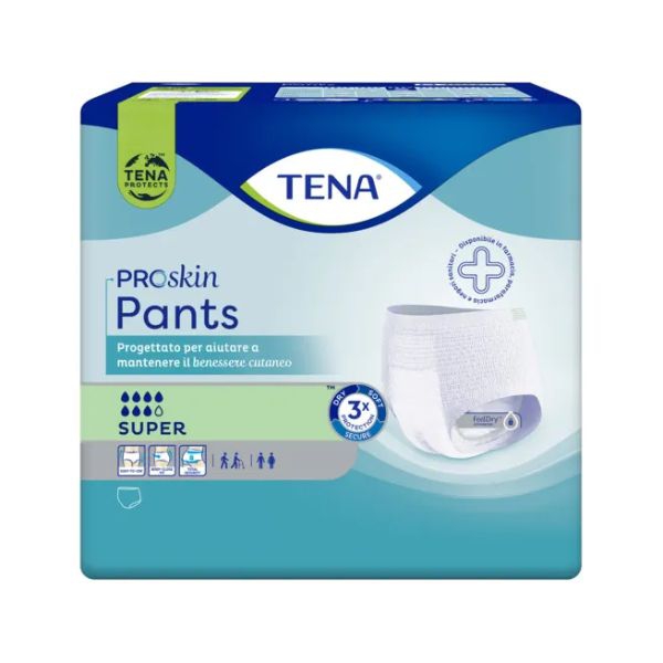 Tena Pants Super Pannoloni Mutandine Assorbenti Taglia XL 12 Pezzi