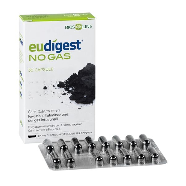 Bios Line Eudigest No Gas Integratore Per Eliminare I Gas Intestinali 30 Capsule
