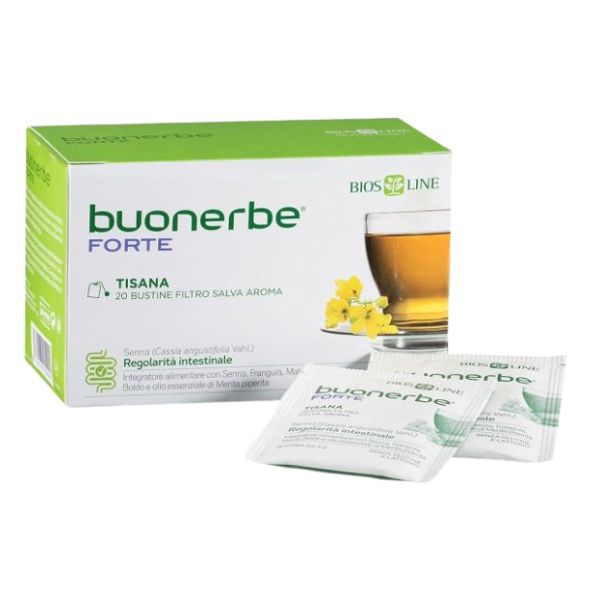 Bios Line Buonerbe Tisana Forte Per Favorire La Regolarit Intestinale 20Bustine