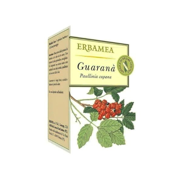 Erbamea Guarana' Integratore per stanchezza Fisica e Mentale 50 Opercoli