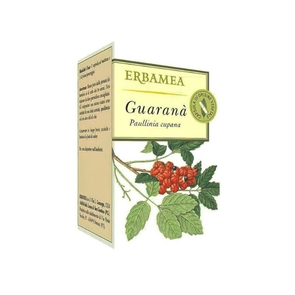 Erbamea Guarana  Integratore per stanchezza Fisica e Mentale 50 Opercoli