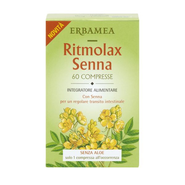 Erbamea Ritmolax Senna Integratore per il Transito Intestinale 60 Compresse