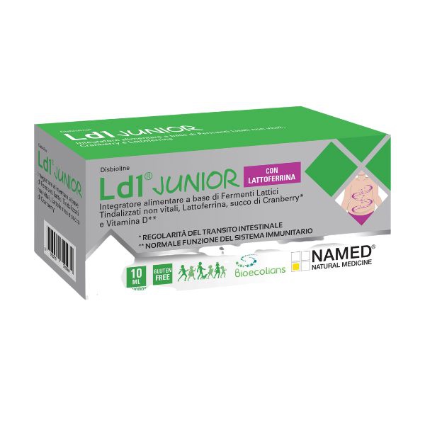 Named Disbioline Ld1 Junior Integratore per il Transito Intestinale 10 Flaconi