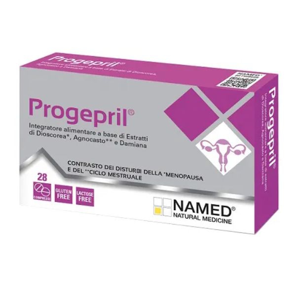 Named Progepril Integratore per Disturbi del Ciclo e della Menopausa 28Compresse