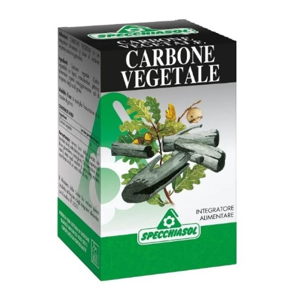 Specchiasol Carbone Vegetale Integratore Alimentare 64 Capsule