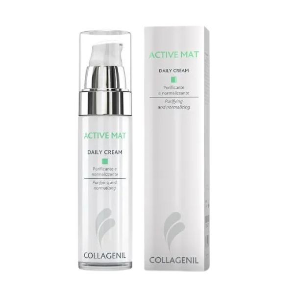 Collagenil Active Mat Daily Crema Viso Purificante Normalizzante 50 ml