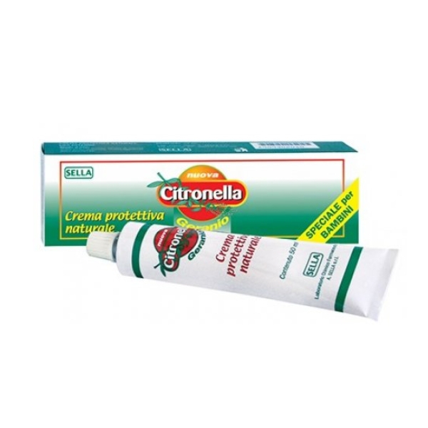 Sella Linea Anti-Zanzare Citronella Geranio Crema Protettiva Naturale 50 ml