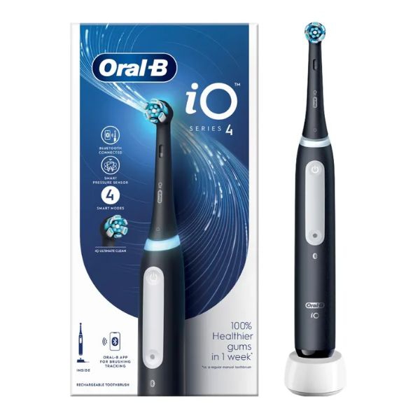 Oral-B iO 4 Spazzolino Elettrico Ricaricabile Nero