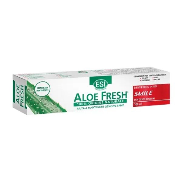 Esi Aloe Fresh Smile Dentifricio In Gel Per Denti Bianchi 100 ml