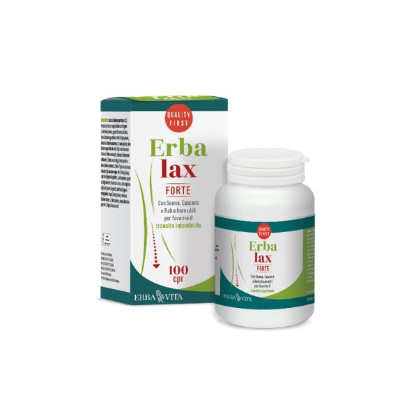 Erba Vita Erbalax Forte Integratore per il Transito Intestinale 100 compresse