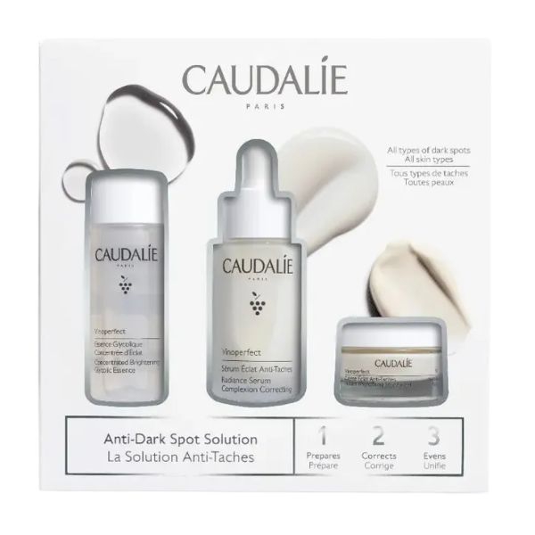 Caudalie Vinoper Cofanetto Soluzione Anti-Macchie Siero + Crema + Essenza