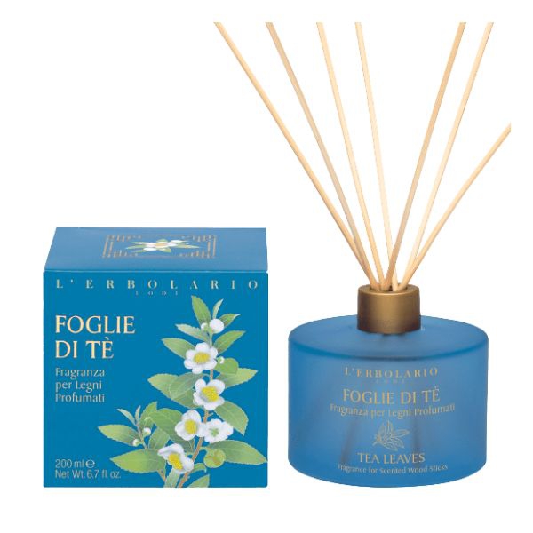 L'erbolario Foglie Di Te' Fragranza per Legni Profumati 200ml