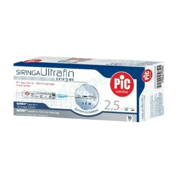 PIC Ultrafin Siringhe 2 5ml 10 pezzi