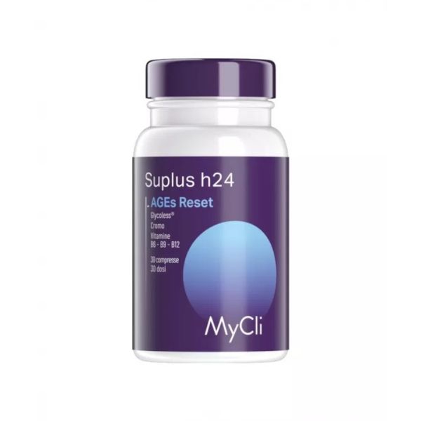 MyCli Suplus h24 AGEs Reset Integratore per la Pelle 30 Compresse
