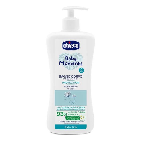 Chicco Baby Moments Bagnoschiuma Delicato Senza Lacrime 750 ml 0Mesi+