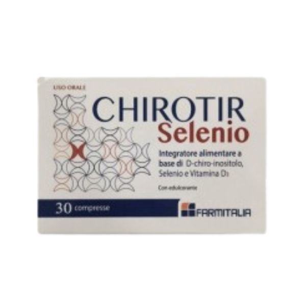 Chirotir Selenio Integratore Con D-Chiro-Inositolo Selenio E Vitamina D3 30 Cpr