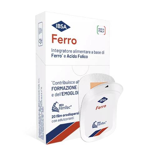 Ibsa Farmaceutici Ferro Integratori a base di ferro 20 film orodispersibili