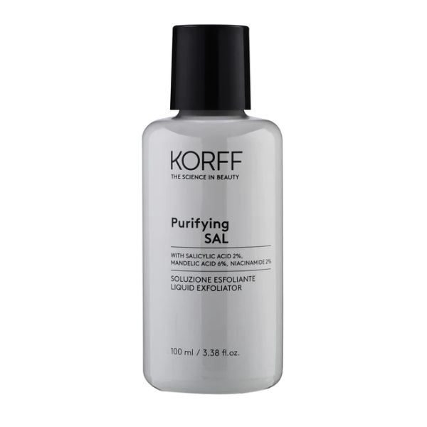 Korff Purifying Sal Soluzione Esfoliante per Pelle Mista e Grassa 100 ml