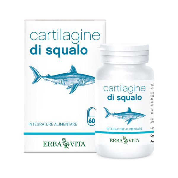 Erba Vita Cartilagine Squalo Integratore per articolazioni Infiammate 60 Capsule