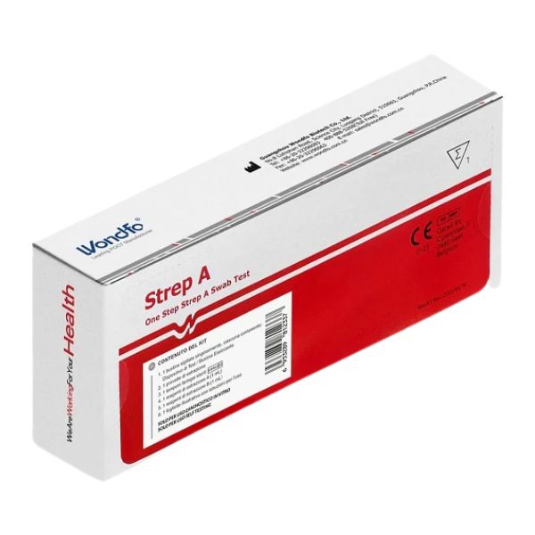 Test One Step Strep A Streptococco A Tampone Faringeo Autodiagnostico