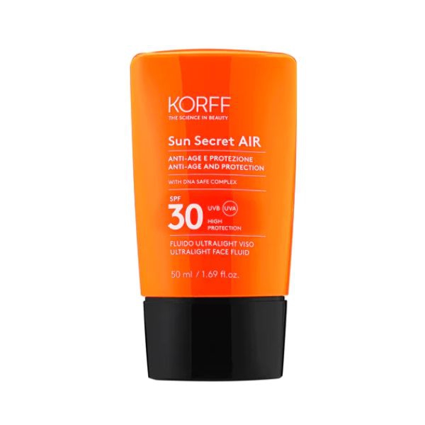 Korff Sun Secret Air Viso Protezione Solare Spf30 50 ml