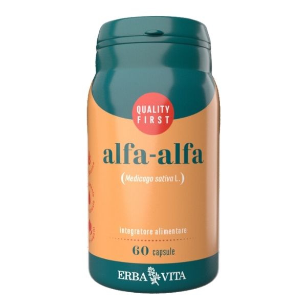 Erba Vita Alfa alfa Integratore per i Disturbi Della Menopausa 60 Capsule