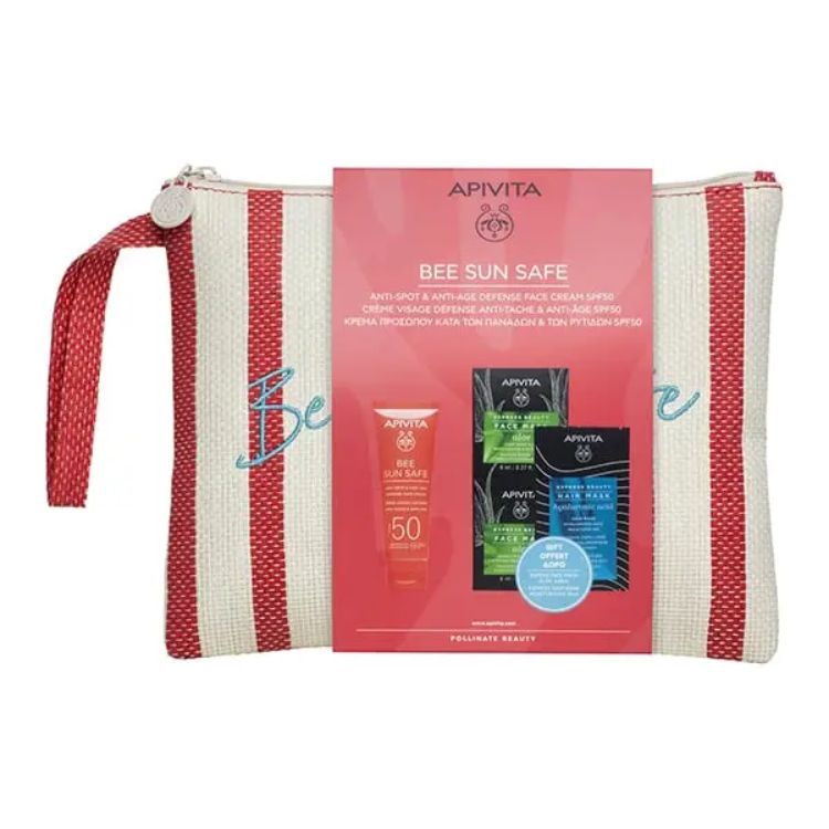 Apivita Pochette Anti-rughe e Anti-macchie Crema Viso + Maschere