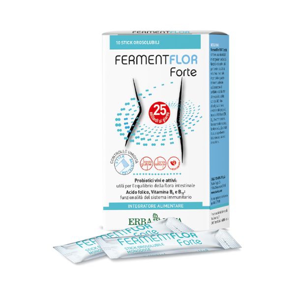Erba Vita Fermentflor Forte Integratore Alimentare 10 Stick Pack