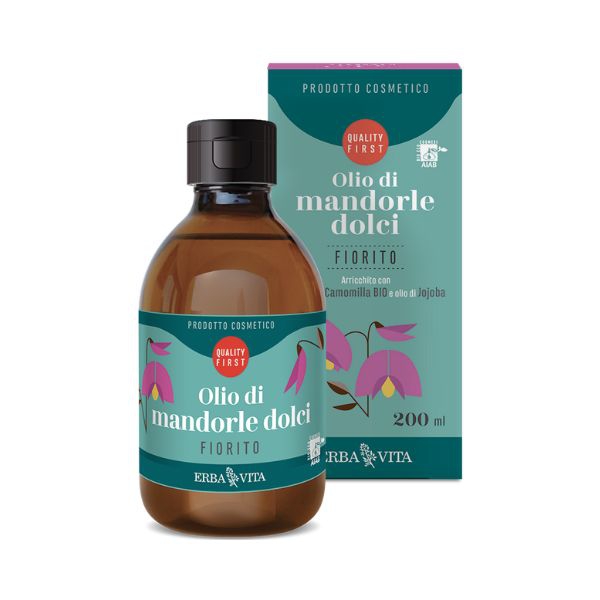 Erba Vita Olio Mandorle Dolci Fiorito per il Corpo 200 ml