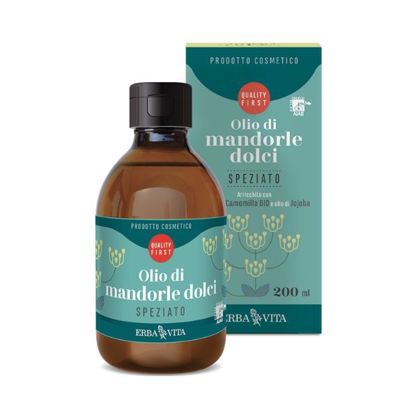 Erba Vita Olio di Mandorle Dolci Speziato per il Corpo 200 ml