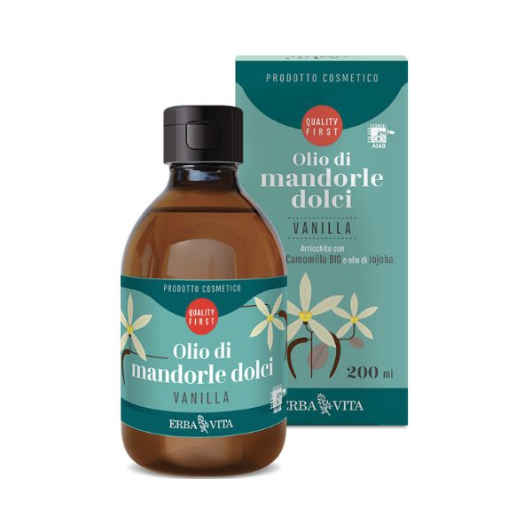 Erba Vita Olio di Mandorle Dolci Vaniglia 200 ml