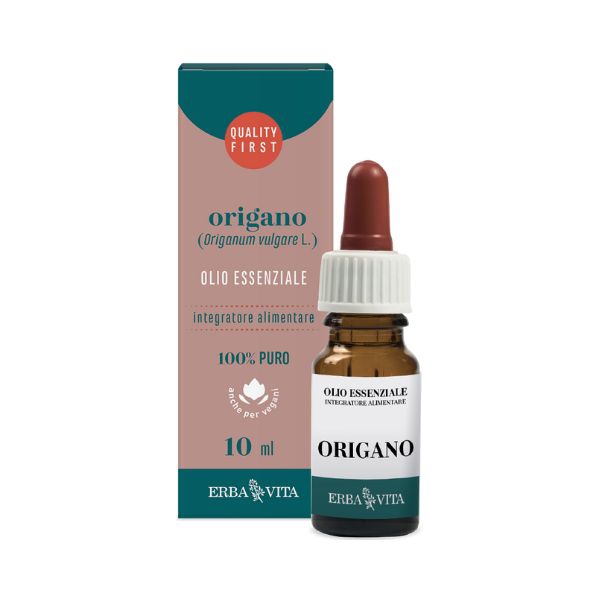 Erba Vita Origano Olio Essenziale per il Benessere Gastrointestinale 10 ml