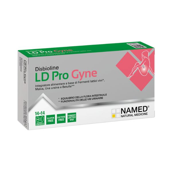 Named Ld Pro Gyne Integratore Flora Intestinale e Vie Urinarie 14cps+14cpr