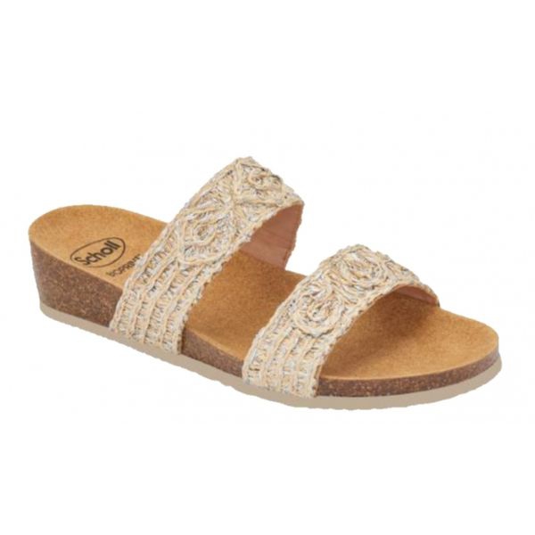 Dr.scholl's Ciabatte Maratea Raffia Beige da Donna n. 35