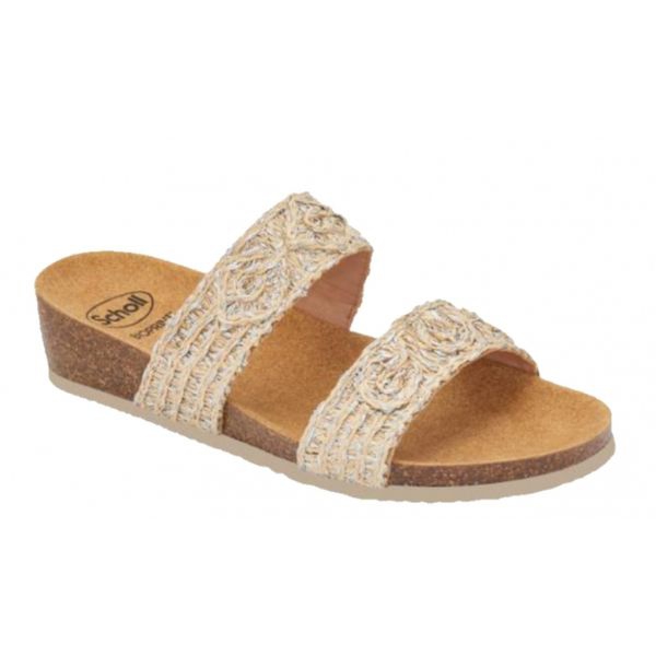 Dr.scholl's Ciabatte Maratea Raffia Beige da Donna n. 36