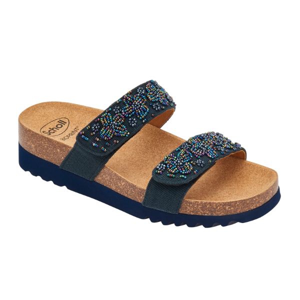 Dr.scholl's Zafirah Sandali Doppio Strappo Blu Navy da Donna n. 38