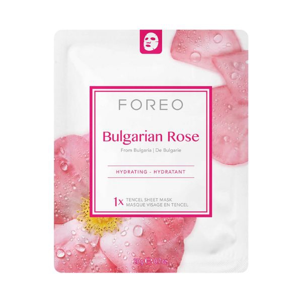 Foreo  Farm To Face Sheet Maschera Viso Idratante Bulgarian Rose