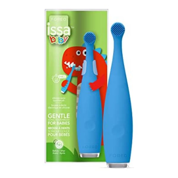 Foreo Issa Baby Bubble Spazzolino Elettrico per Bambini Blue Dino