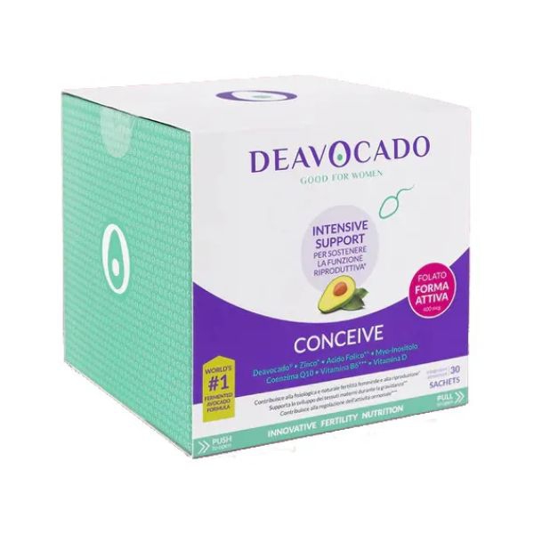 Pecten Deavocado Conceive Integratore Per favorire la fertilit Femminile 30Bust