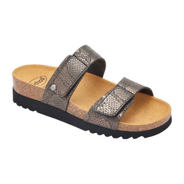 Sandali | Donna Scholl Sandali Black/ Gold Bogotà Sandal - Huey Matt - Foto 7