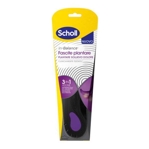 Scholl Inbalance Fascite Plantare Sollievo e Dolore Taglia L