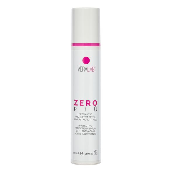 Veralab Zero Piu' Crema Viso Giorno Idratante e Protettiva + SPF30 50 ml